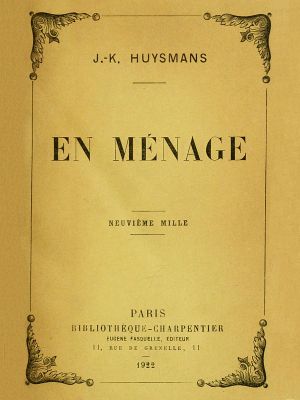 [Gutenberg 60821] • En ménage